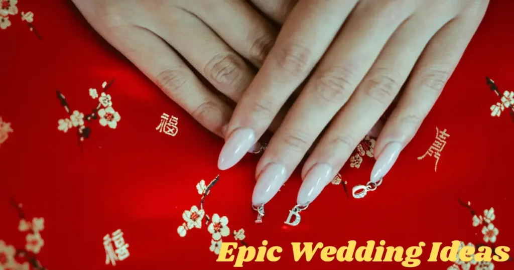 chrome wedding nails ideas